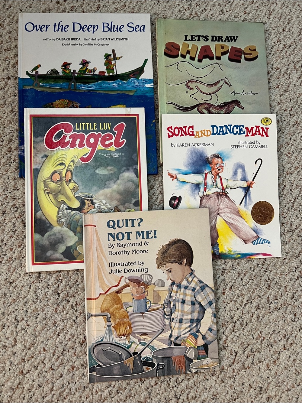 Vintage Children's Book Lot - Colorful Illustrated Covers
